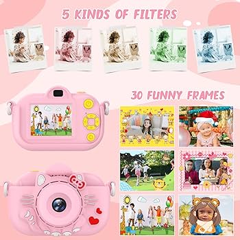Amazon.com: ENGUNS Kids Camera for Girls Age 3-12, 32MP HD